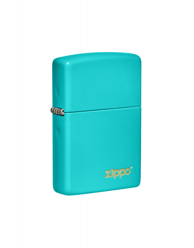 49454 FLAT TURQUOISE ZIPPO LASERED