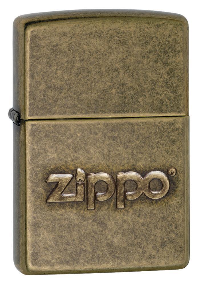 ZIPPO STAMP ANTIQUED BRASS 28994