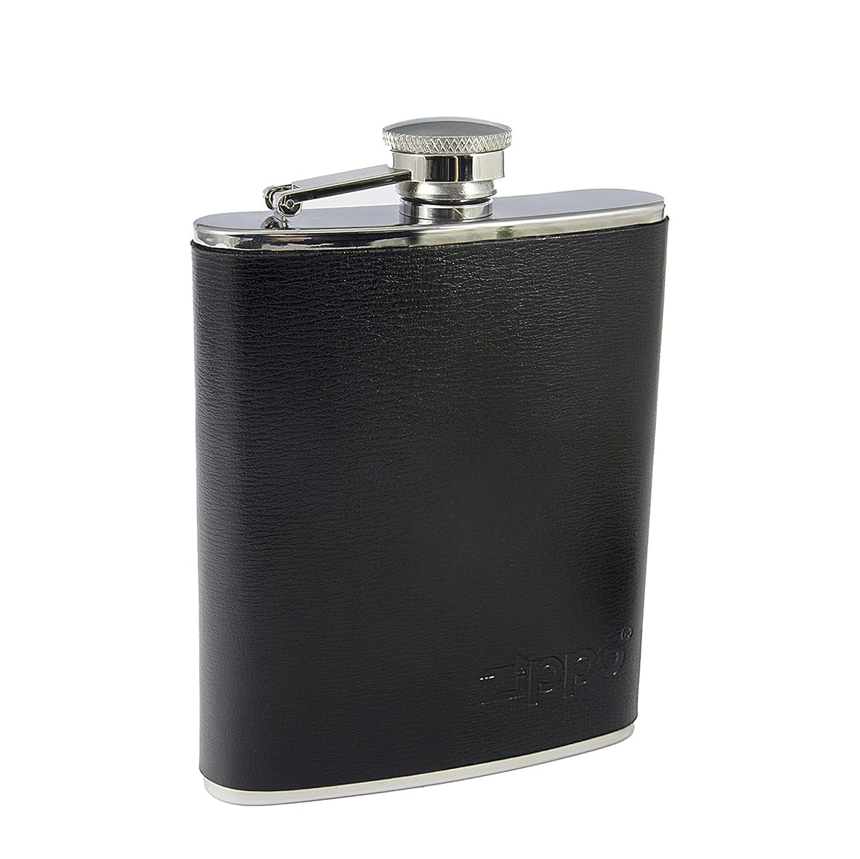 FLASK 6 OZ IMBRACAT PIELE ZIPPO