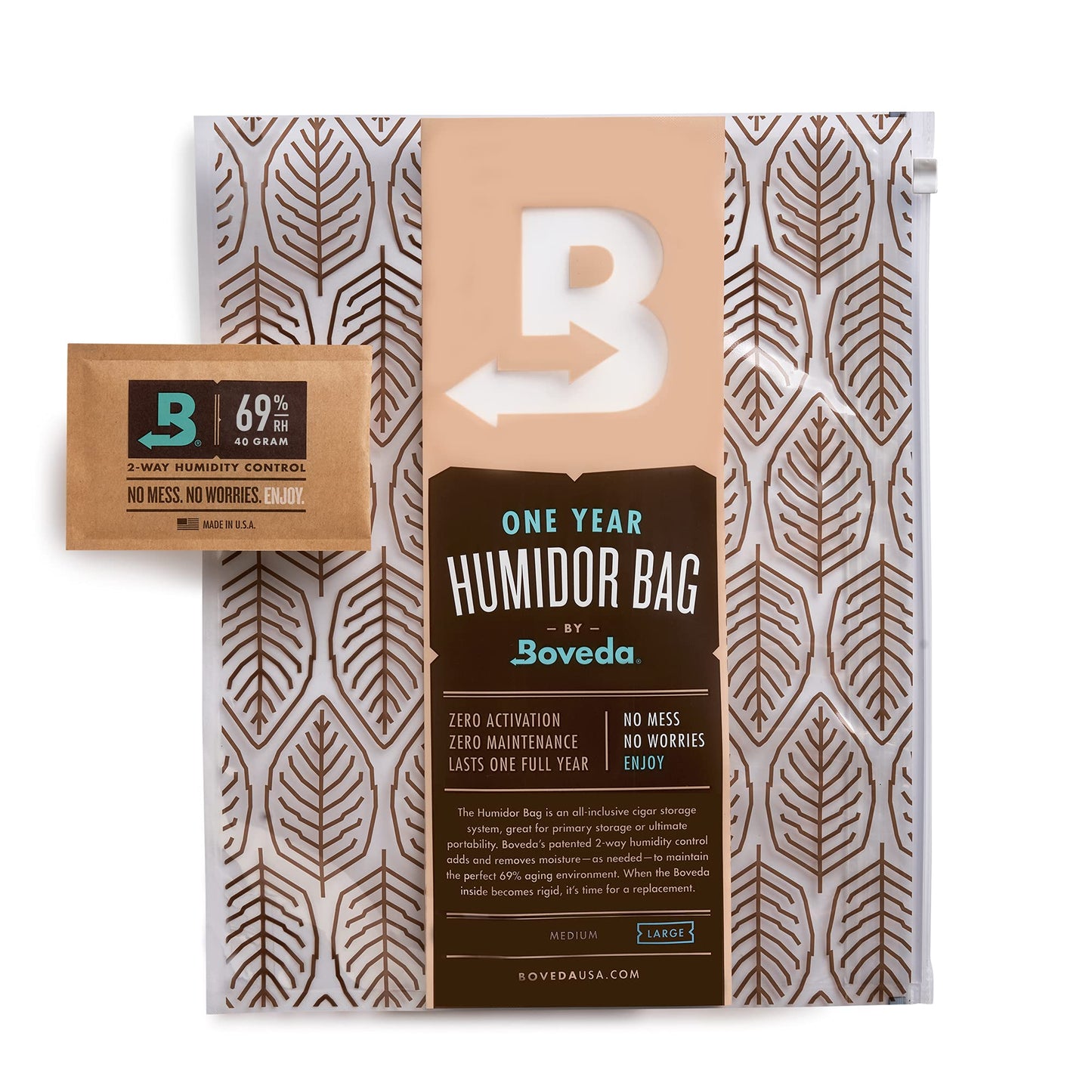 BOVEDA LARGE HUMIDOR BAG (6 UNITS)