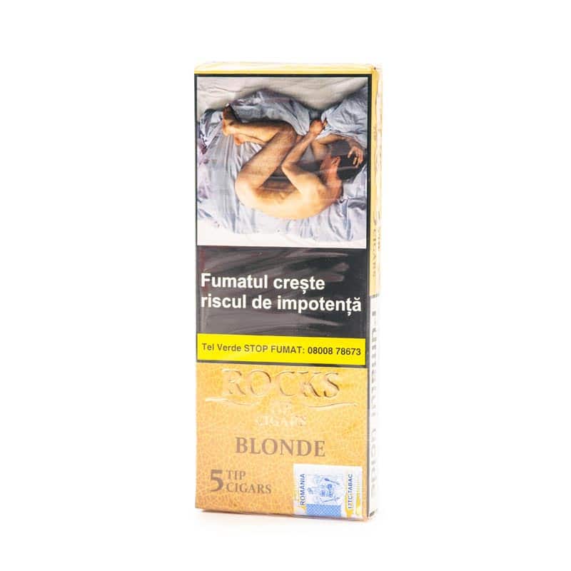 ROCKS TIP VANILLA(BLONDE) 5 CIGARS