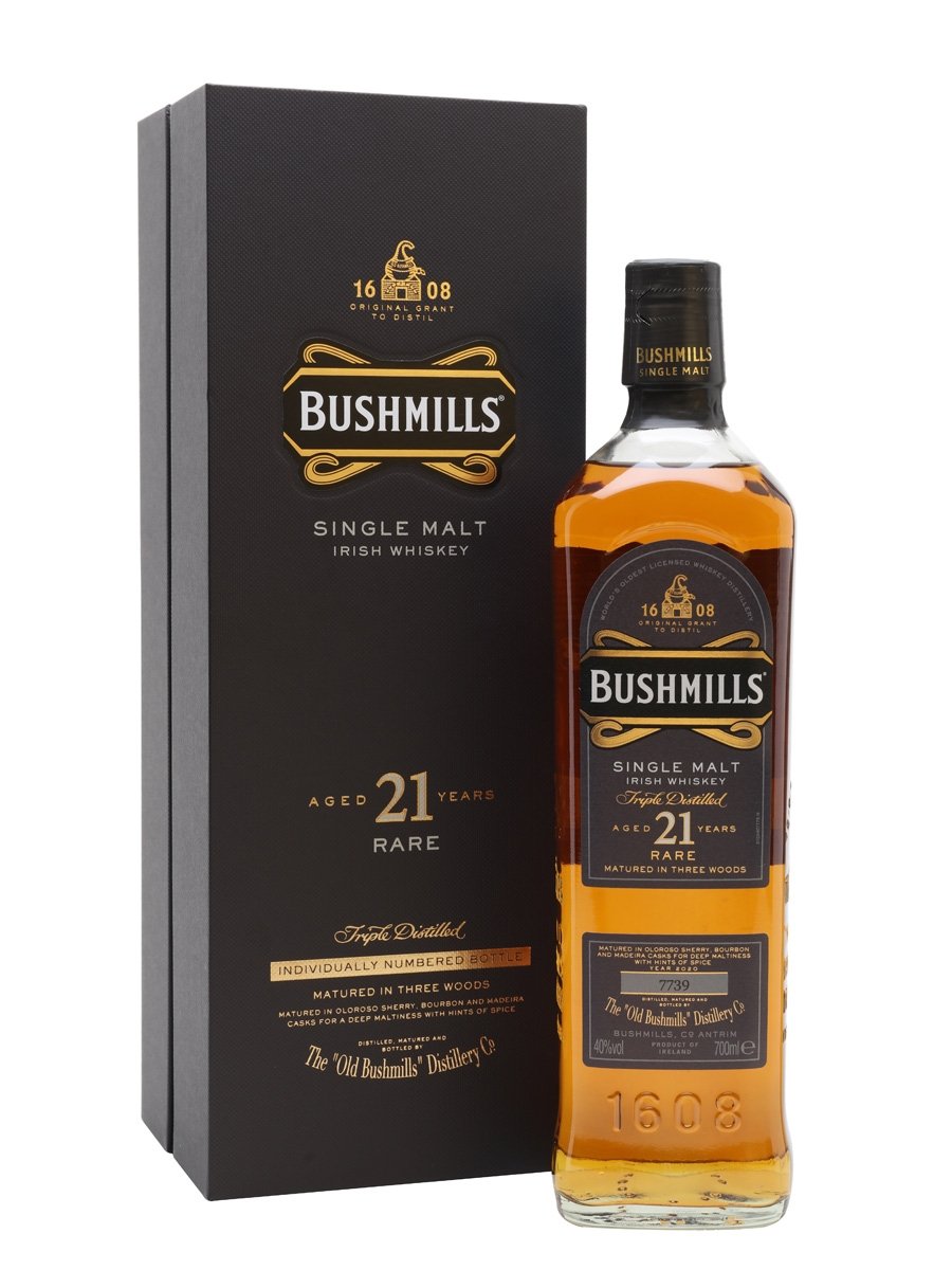 BUSHMILLS 21 YO 70 CL 40%