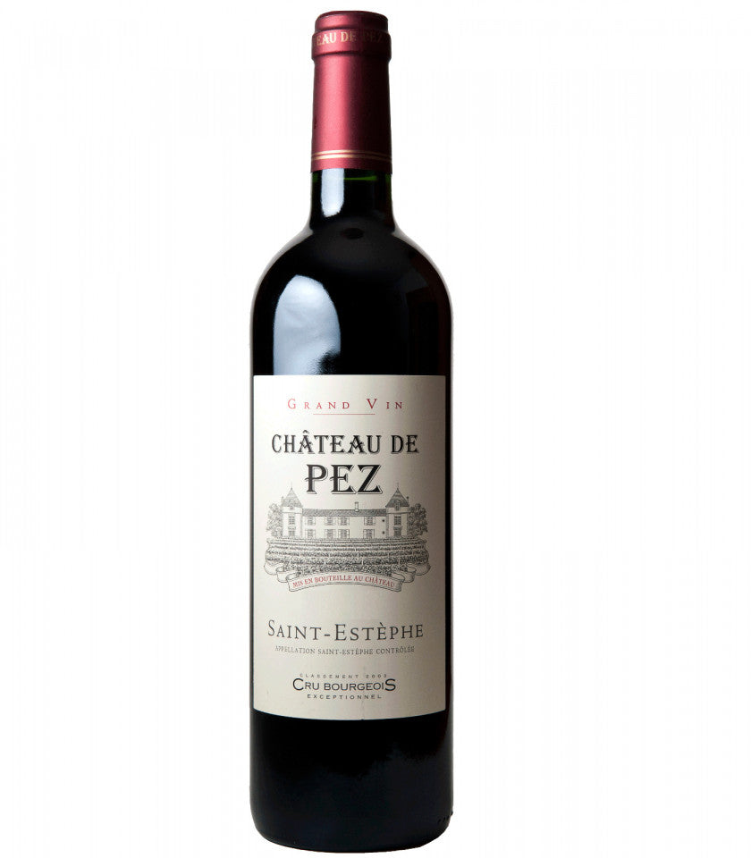 ST.ESTEPHE CHATEAU DE PEZ BORDEAUX ROUGE AOC+WOOD CASE 14% 75CL