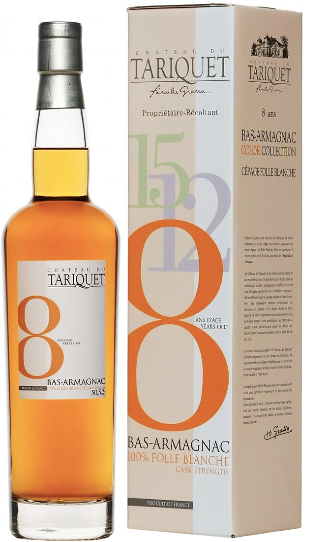 CHATEAU DU TARIQUET FOLLE BLANCHE 8 YO ARMAGNAC 50.5% 70 CL