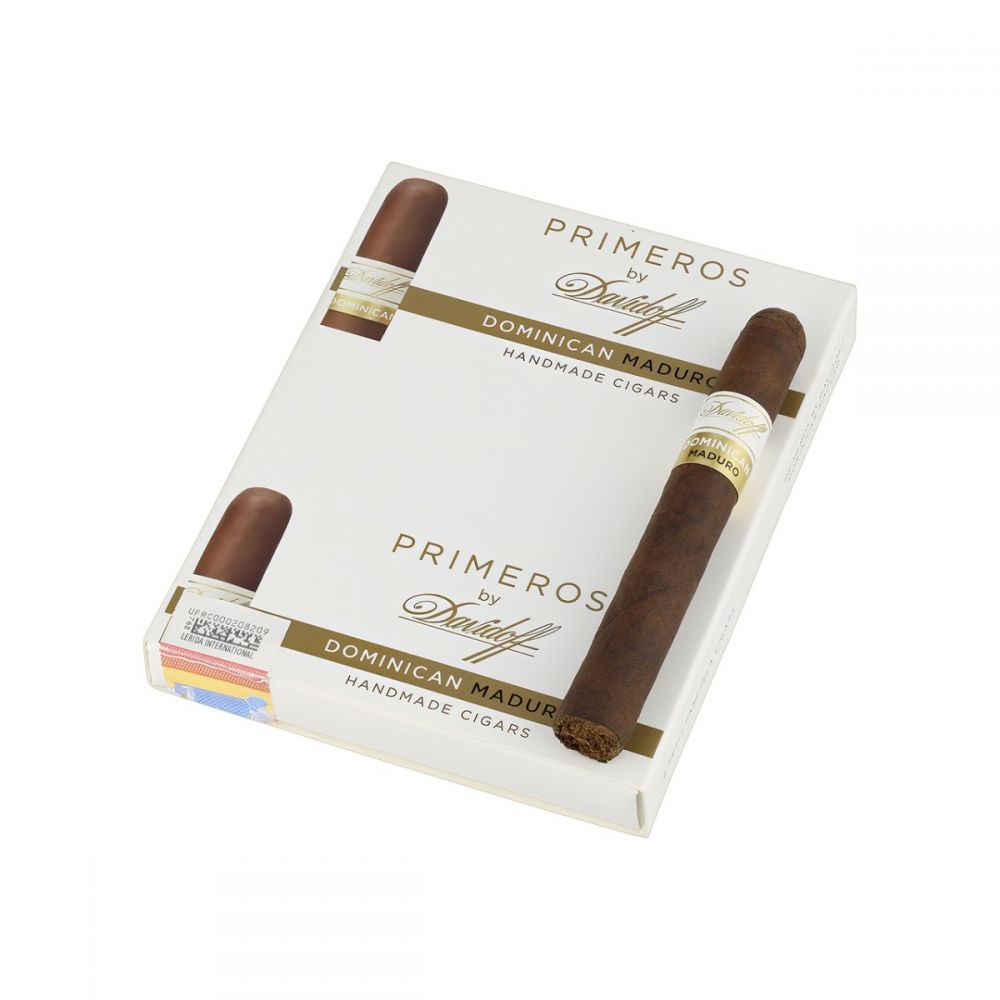 DAVIDOFF PRIMEROS PETIT MADURO REP DOMINICANA CELLO 6 S .
