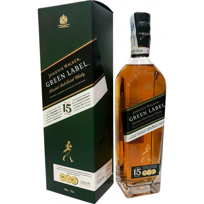 JOHNNIE WALKER GREEN LABEL 43% 70CL