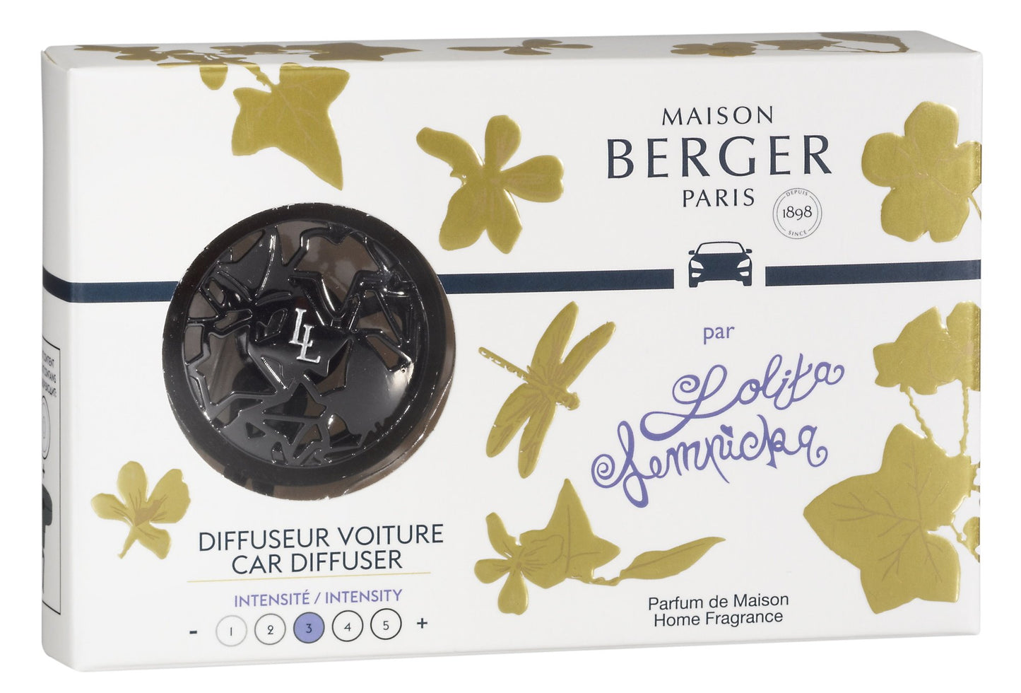 SET ODORIZANT MASINA BERGER LOLITA LEMPICKA - GUN METAL + REZERVA CERAMICA