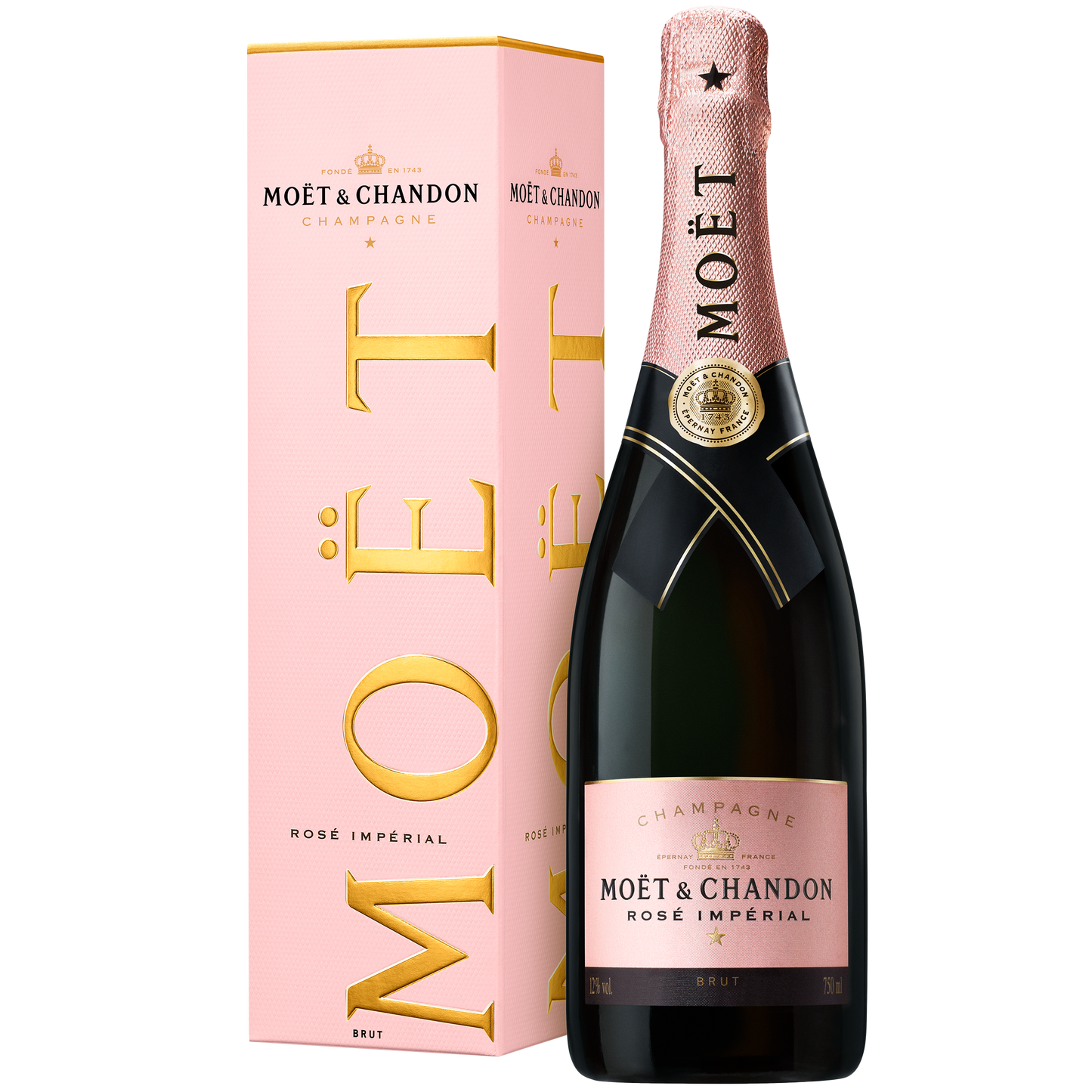 MOET&CHANDON IMPERIAL ROSE CUT 75 CL 12%