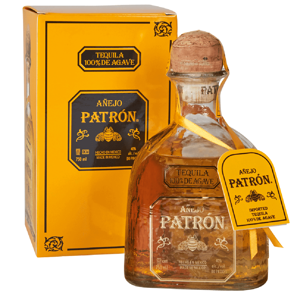 PATRON TEQUILA ANEJO 100 CL 40%