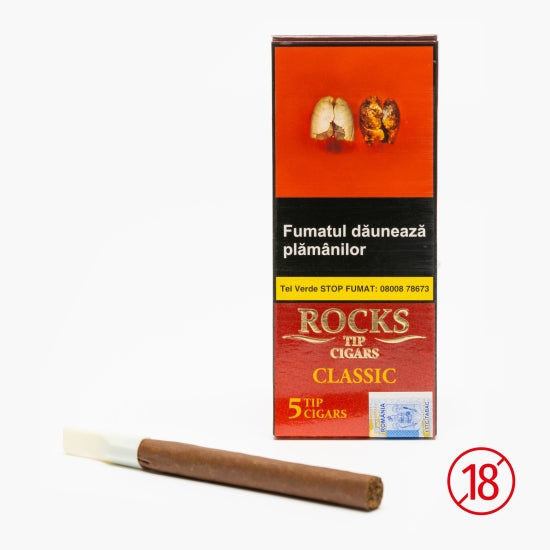 ROCKS TIP CHERRY(RED) 5 CIGARS