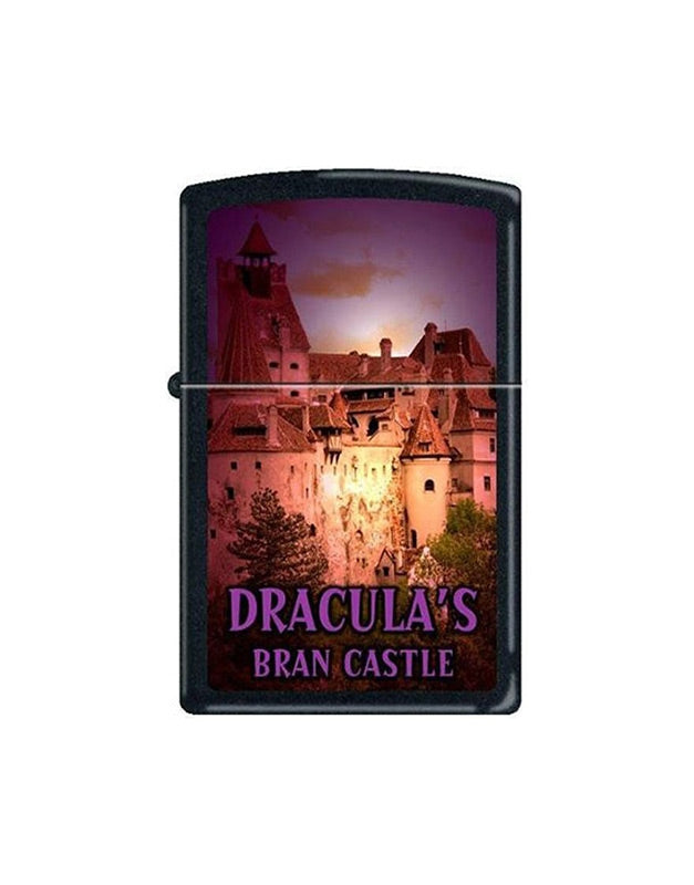 REG BLACK MATTE LIGHTER ROMANIA-DRACULA BRAN CAST - 218/CI013055