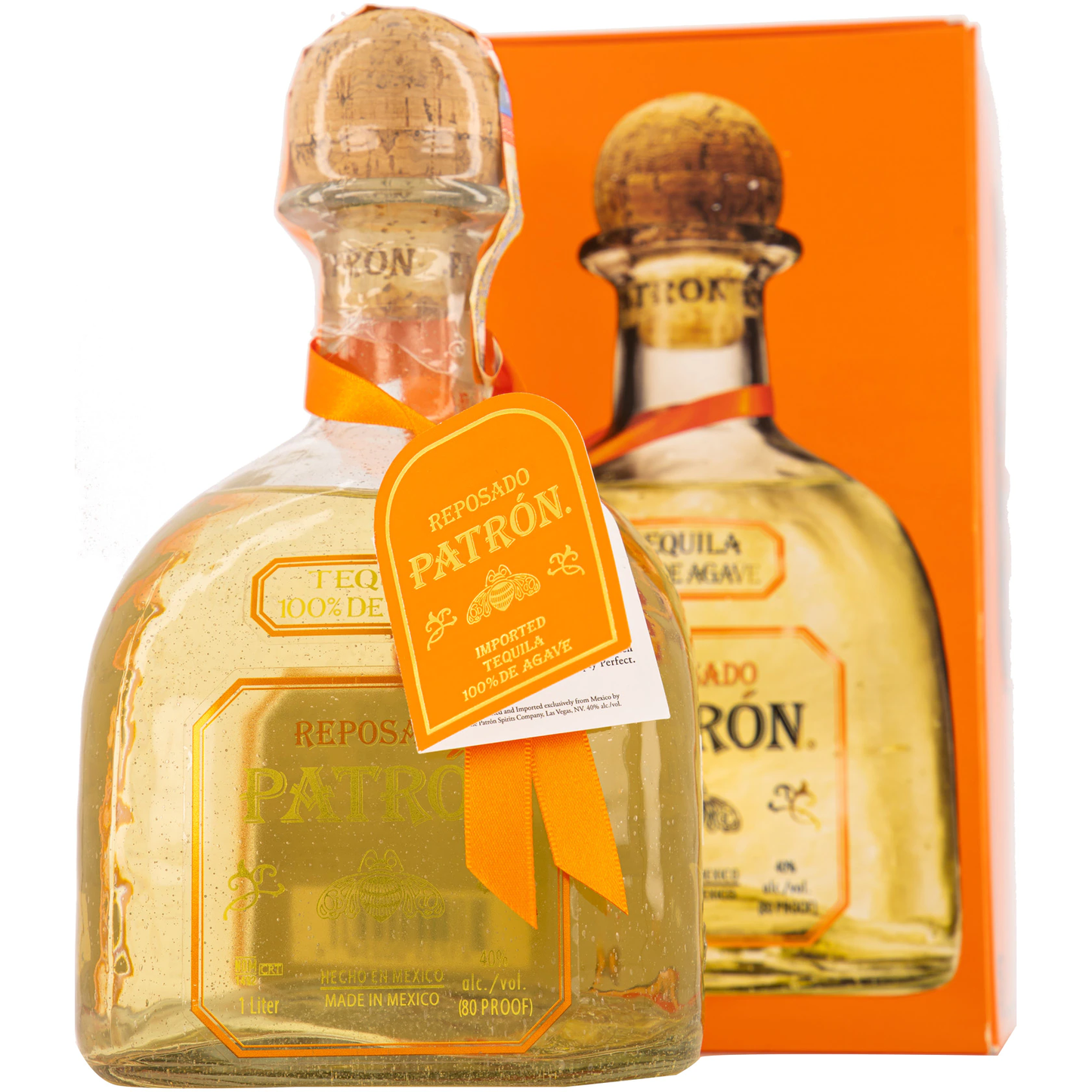 TEQUILA PATRON REPOSADO 40% 1L
