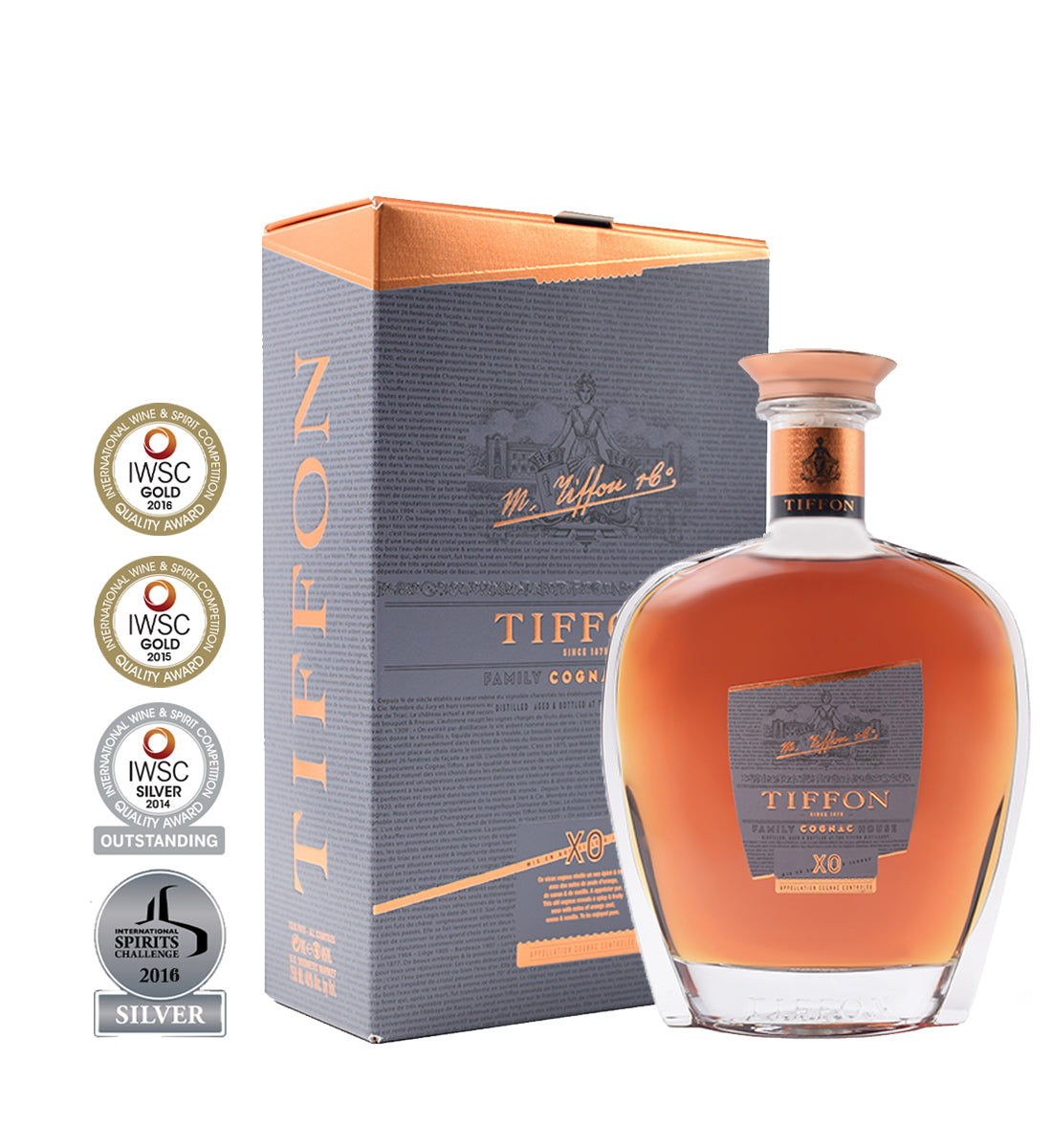 COGNAC TIFFON 0.70L XO 40%