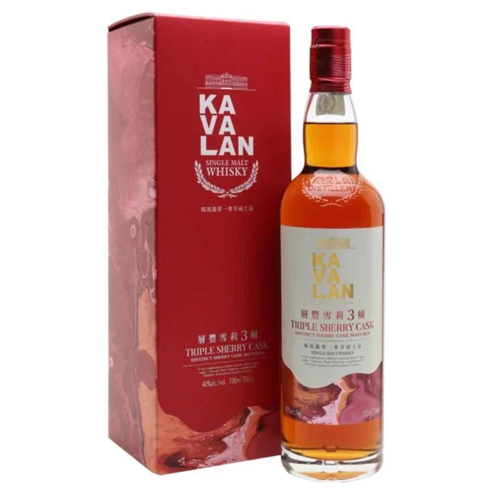 KAVALAN TRIPLE SHERRY CASK SINGLE MALT WHISKEY GB 0.7L