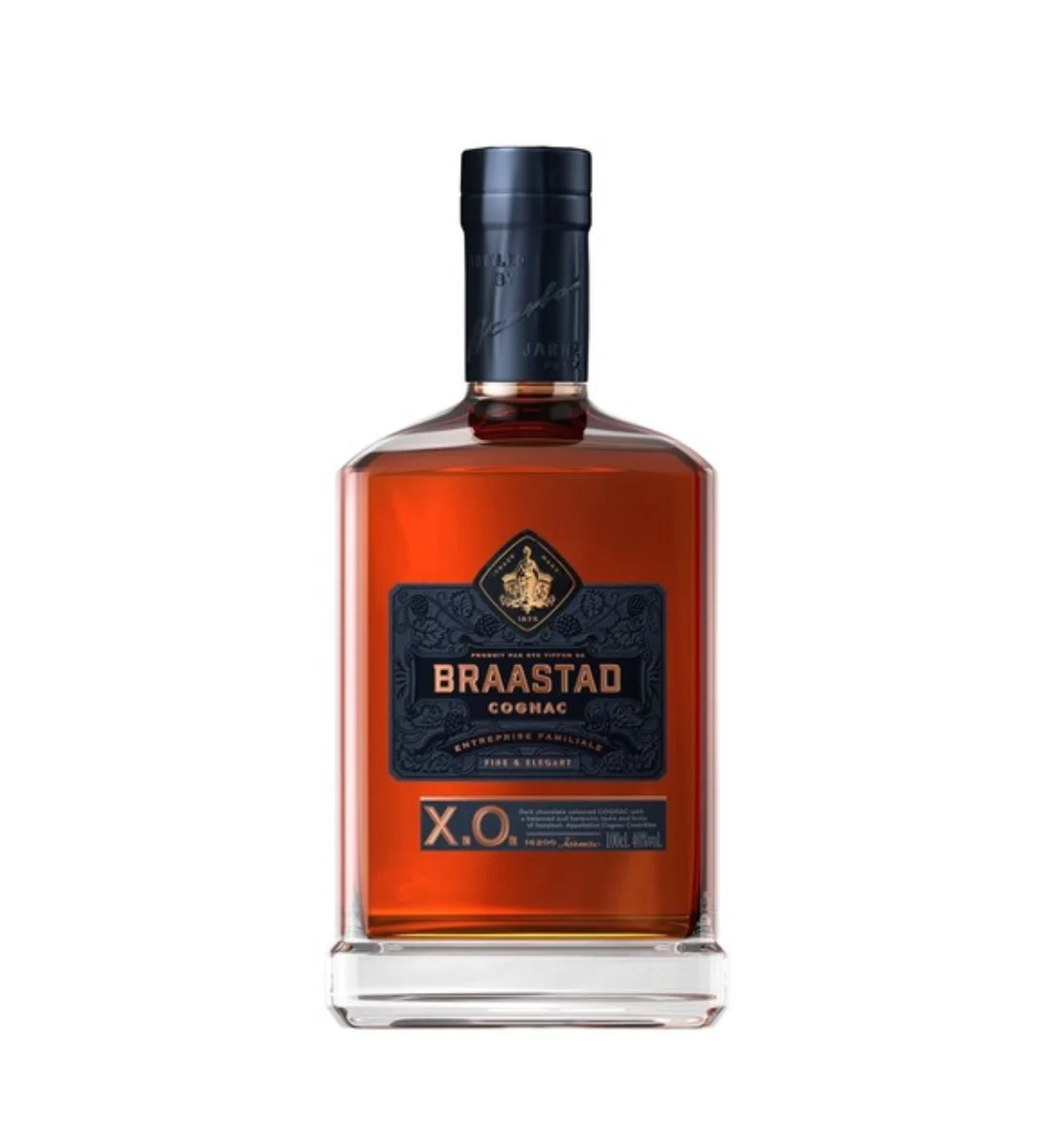COGNAC BRAASTAD 1L FINE CHAMPAGNE XO 40%