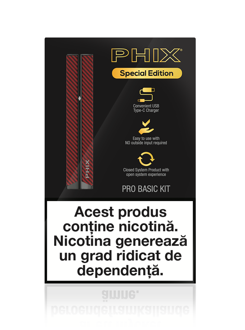 PHIX Basic Pro Carbon Kit Red Kit