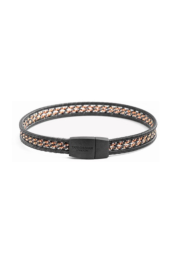 BRATARA TATEOSSIAN ARGINT/RUTHENIUM SLEFUIT/ROSE