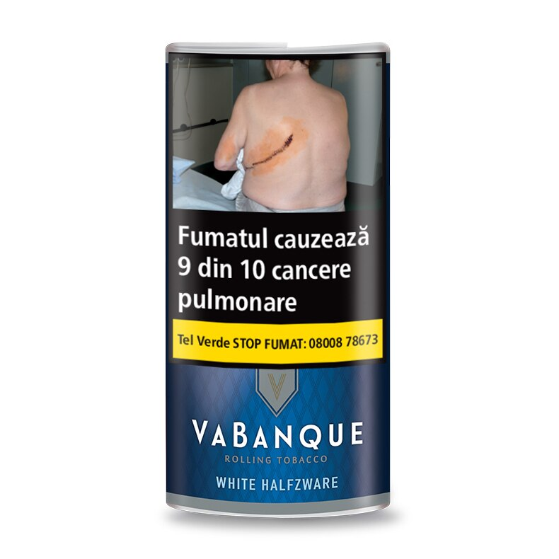 TUTUN TIGARI VABANQUE WHITE HALFZWARE (30G)