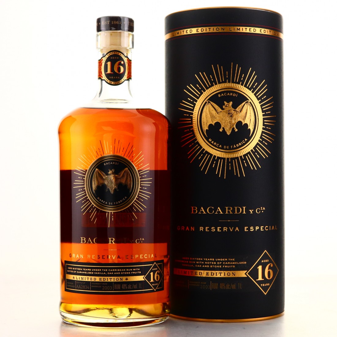 BACARDI GRAN RISERVA 16 YO  1 L