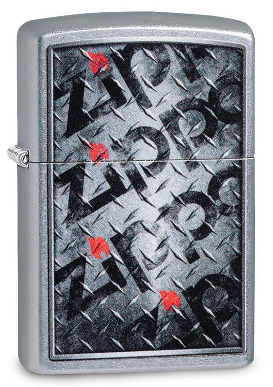 DIAMOND PLATE ZIPPOS DESIGN 29838