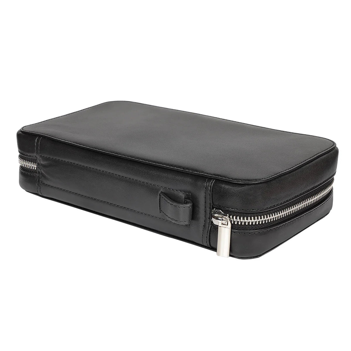 TRAVEL HUMIDOR SET_PIELE_NEGRU