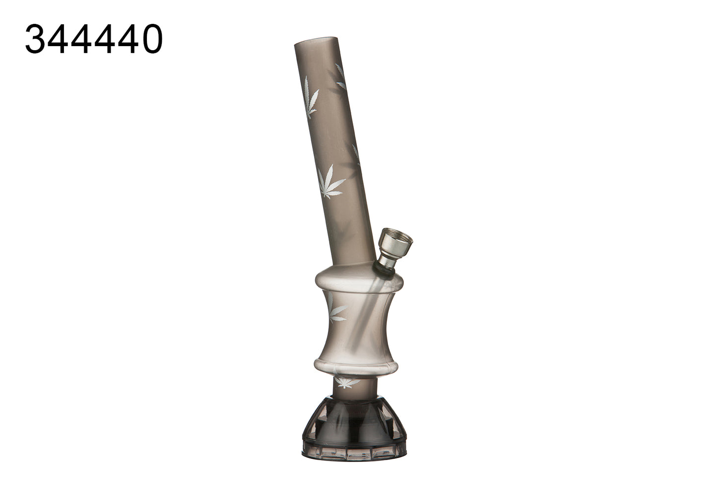 BONG ACRYL DREAMLINER BLACK LEAF 20CM