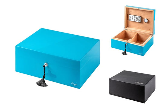 HUMIDOR  CASETI PARIS.TURCOAZ LUCIOS 36.8X27.7X16.6 CM