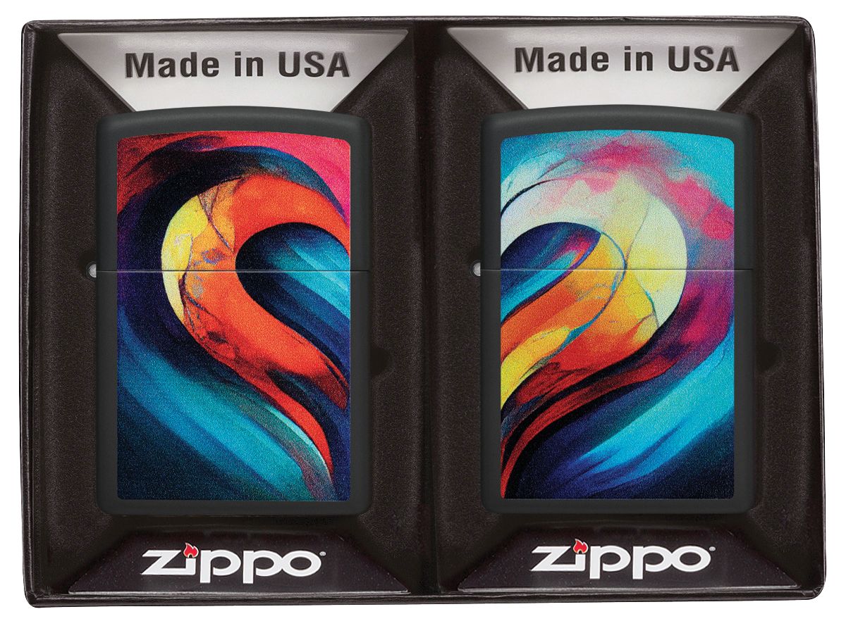 SET  BRICHETE ZIPPO WHOLE HEART_LEFT/RIGHT