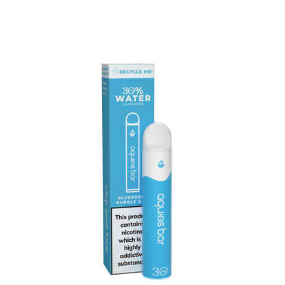 AQUIOS DISPOSABLE 2 ML RECYCABLE 20 MG BLUEBERRY BUBBLEGUM
