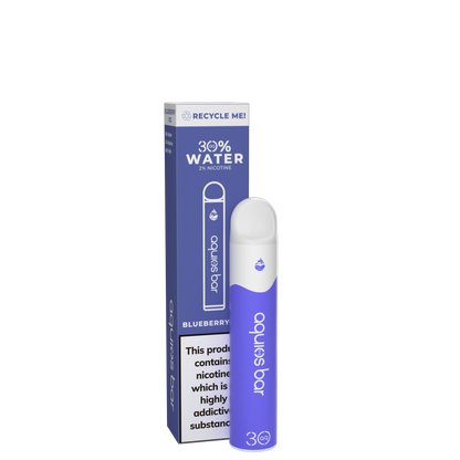 AQUIOS DISPOSABLE 2 ML RECYCABLE 20 MG BLUEBERRY ICE