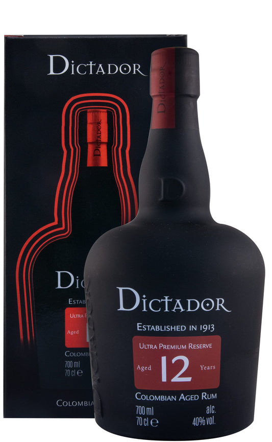 RUM DICTADOR 12 YO W/O GB 40% 70CL