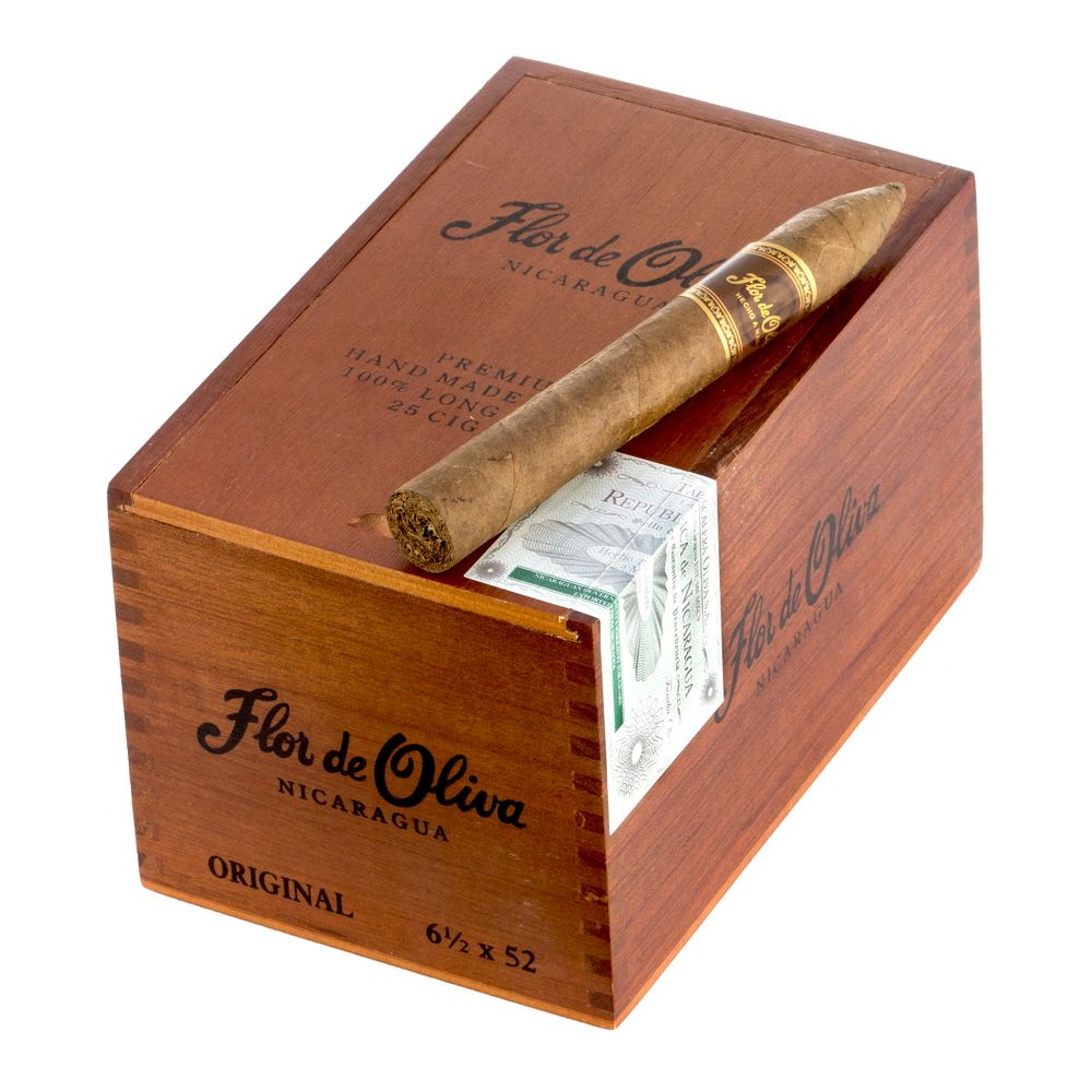 FLOR DE OLIVA TORPEDO 6 1/2X52 (25BUC/CUTIE)