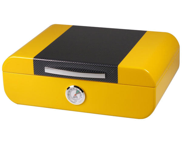 HUMIDOR FINISAJ GALBEN PENTRU 25 TRABUCURI H561462