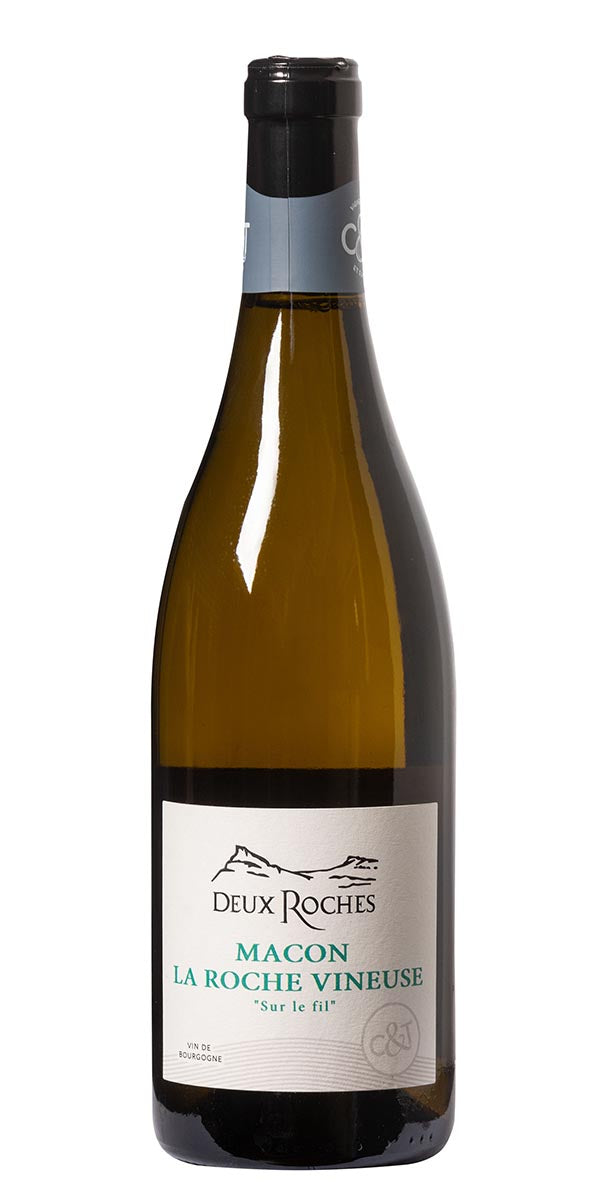 DEUX ROCHES MACON LA ROCHE VINEUSE BLANC SUR LE FIL