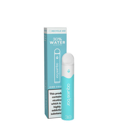 AQUIOS DISPOSABLE 2 ML RECYCABLE 20 MG ICED COSMIC