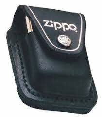 LIGHTER POUCH W/LOOP_ BLACK - LPLBK
