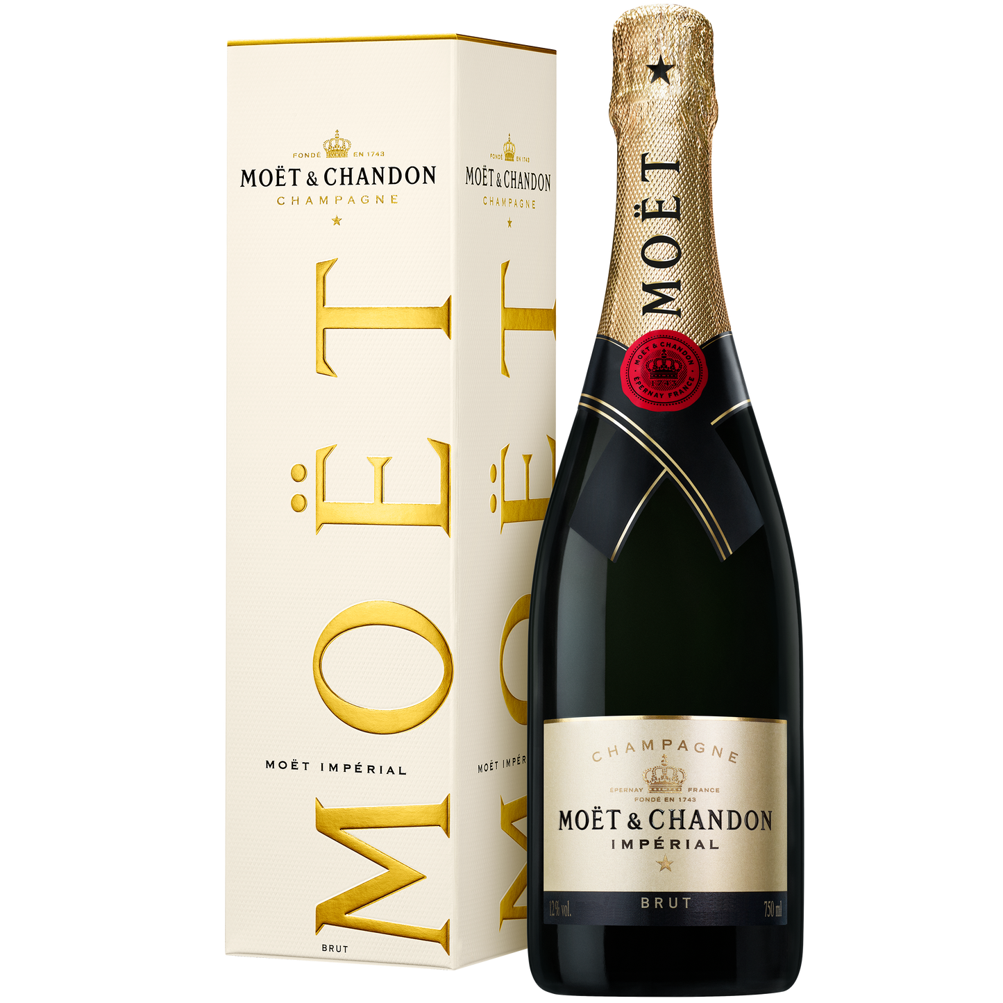 MOET&CHANDON  IMPERIAL BRUT CUT 75 CL  12%