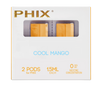 Phix PODS 2 PACK ( 2x 1.5 ml ) 0 MG Cool Mango
