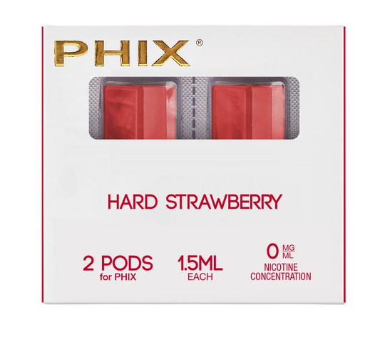 Phix PODS 2 PACK ( 2x 1.5 ml ) 0 MG Hard Strawberry