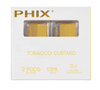 Phix PODS 2 PACK ( 2x 1.5 ml ) 0 MG Custard Tobacco