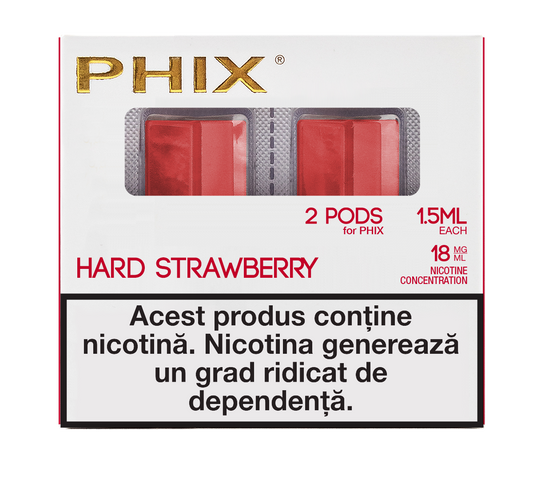 Phix PODS 2 PACK ( 2x 1.5 ml ) 18 MG Hard Strawberry