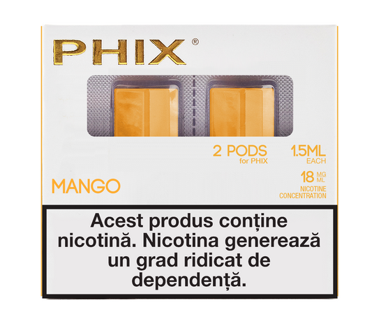 Phix PODS 2 PACK ( 2x 1.5 ml ) 18 MG Mango