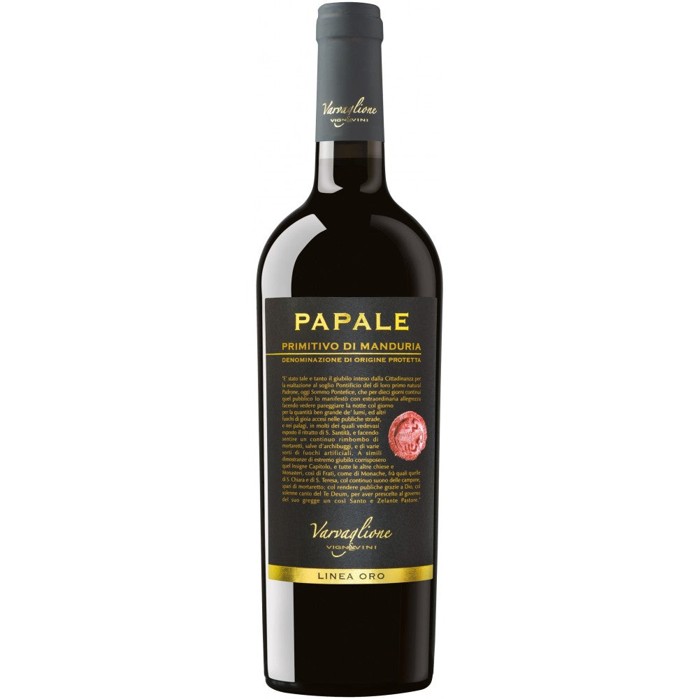PRIMITIVO DI MANDURIA DOP PAPALE ORO 75CL