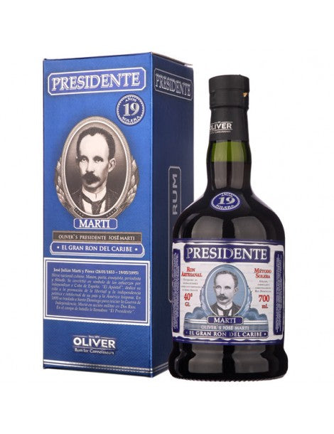 RUM PRESIDENTE MARTI 19YO 40% 70CL
