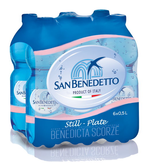 STICLE SAN BENEDETTO - APA PLATA PET 0.5L