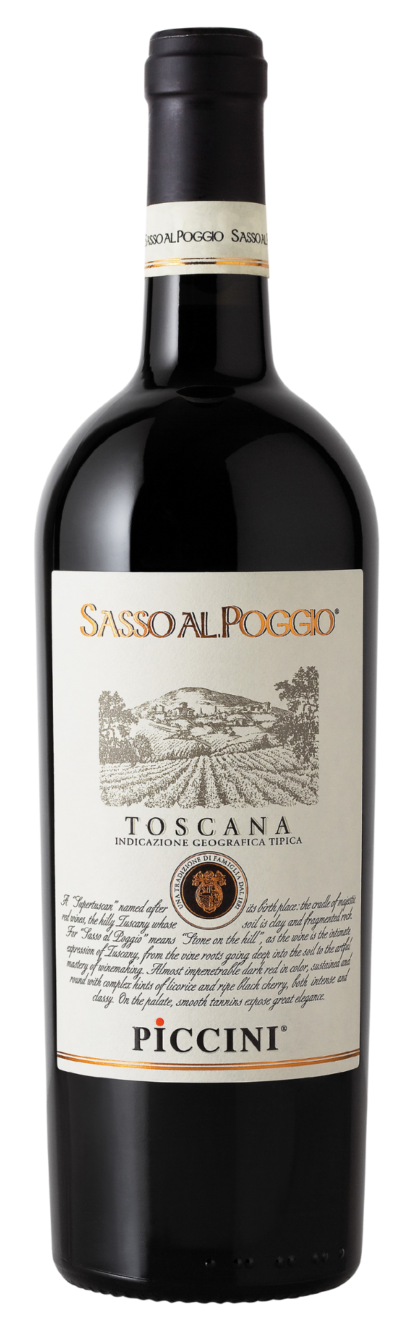 PICCINI SASSO AL POGGIO ROSSO TOSCANA IGT 0.75L SGR
