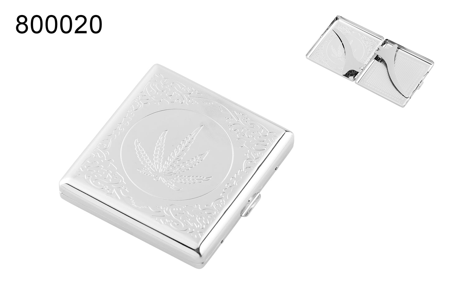 TABACHERA CHROME 80 MM ANGELO -800020