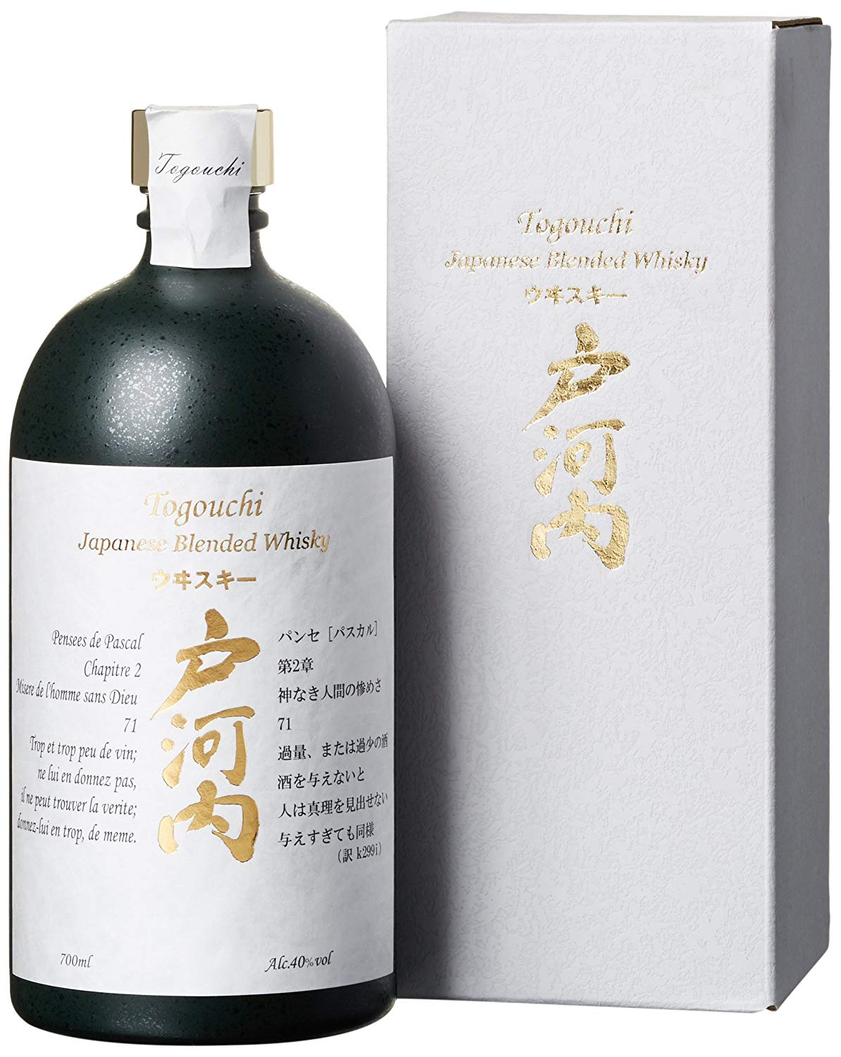 TOGOUCHI JAPANESE BLENDED WHISKY 40%70CL