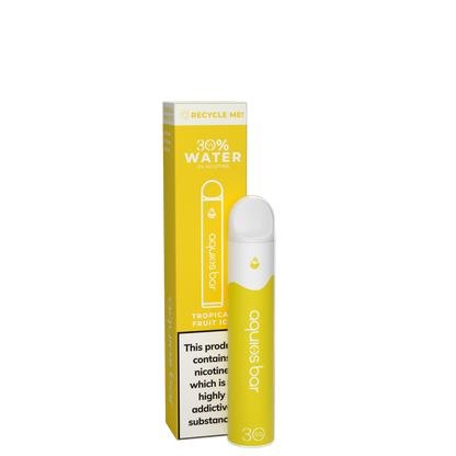 AQUIOS DISPOSABLE 2 ML RECYCABLE 20 MG TROPICAL FRUIT ICE