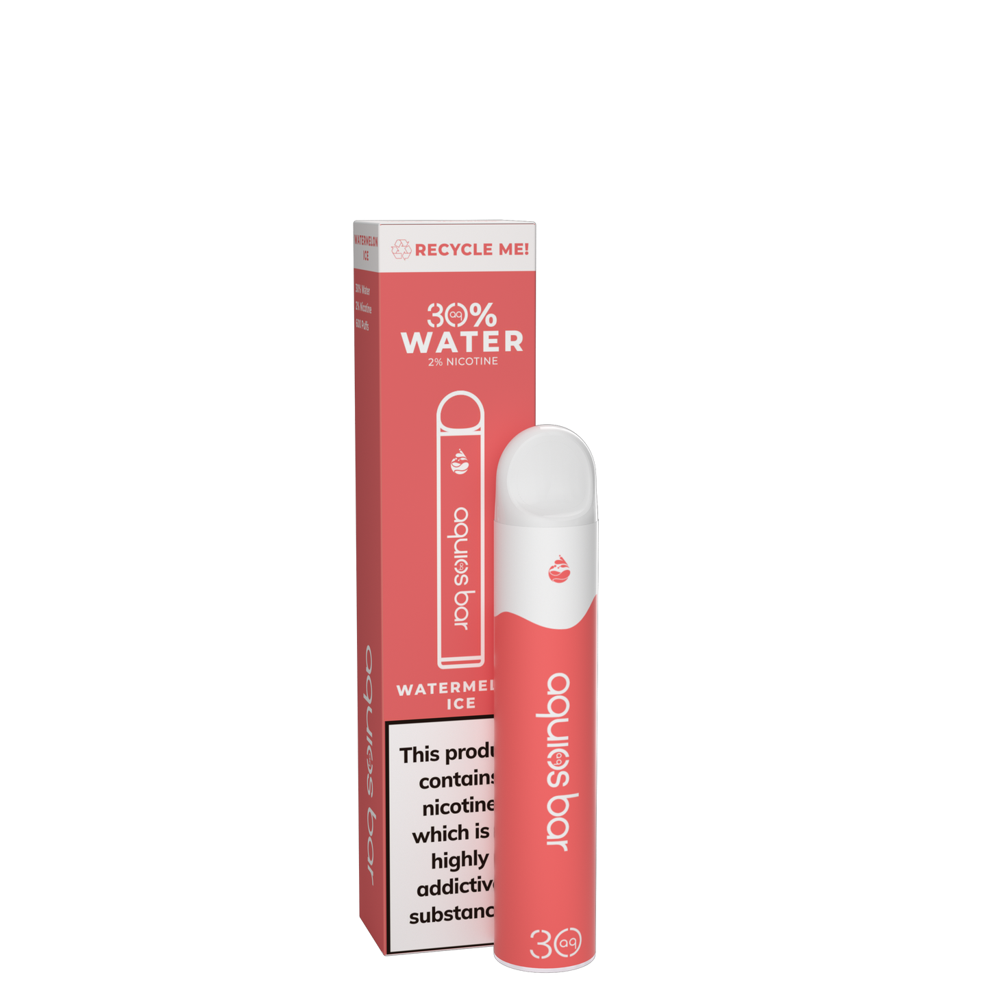 AQUIOS DISPOSABLE 2 ML RECYCABLE 20 MG WATERMELON ICE
